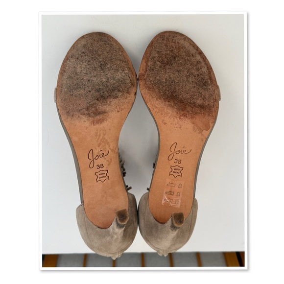 Joie Alek Fringe Ankle Strap Heels - Picture 8 of 10